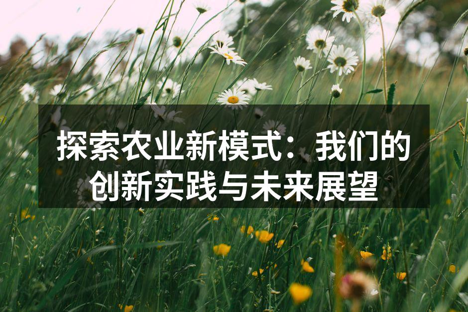 智能化养殖系统提升生产效率